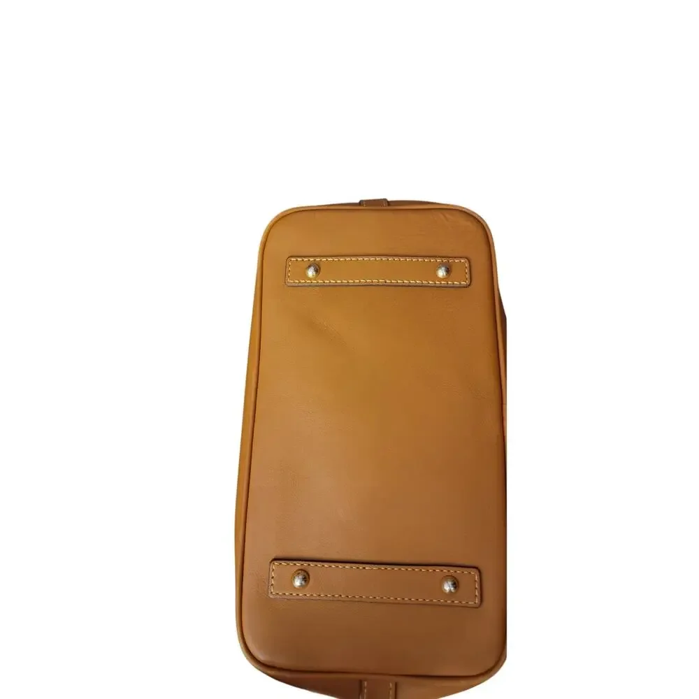 D&B Horseshoe Leather Satchel Bag - Picture 4 of 6